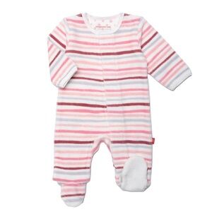6-9 months Magnetic Me velour footie